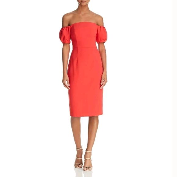 Black Halo Dresses & Skirts - $345 Black Halo Womens Off Shoulder Sheath 0 XS
